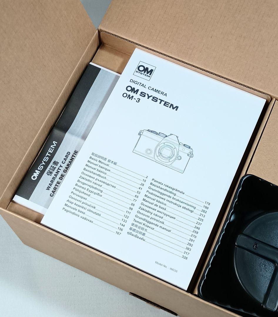 新品 OM SYSTEM OM-3 ボディ 1年保証 カメラ専門店購入