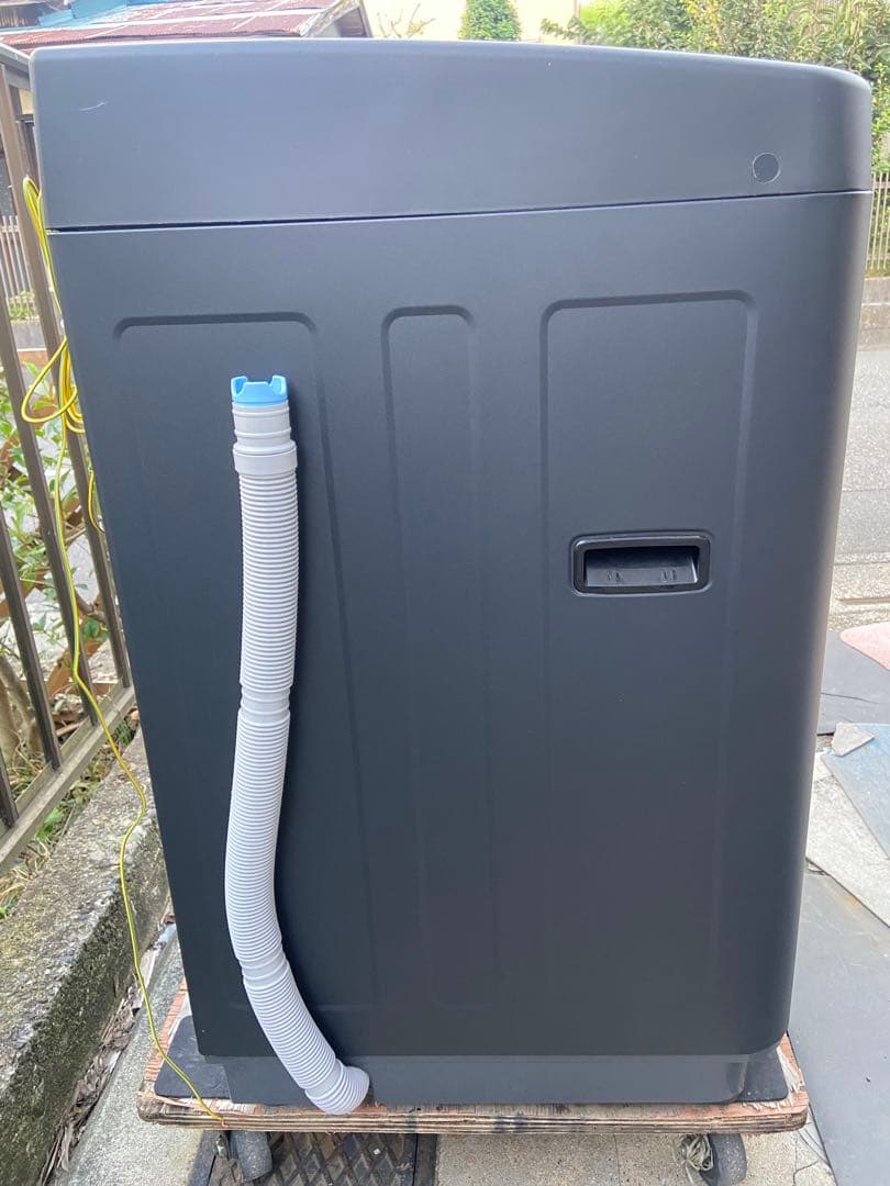 I387 IRIS OHYAMA 2023年製全自動洗濯機 4.5kg ブラック