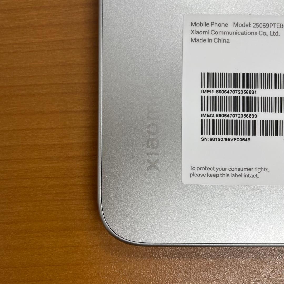 S*E様 動作確認済み Xiaomi 15T 256GB ID:X2046