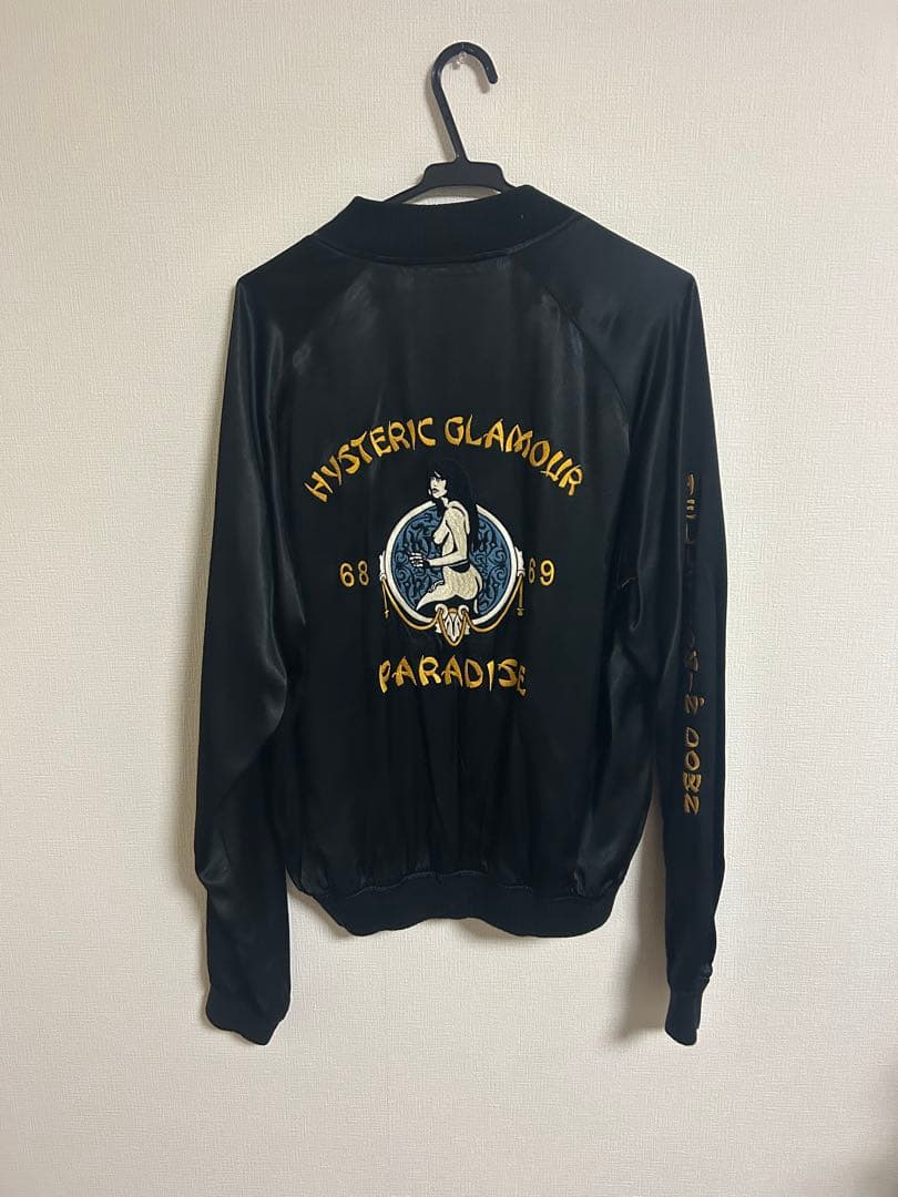 ヒステリックグラマー 両面豪華刺繍ガールロゴ入り スカジャン
