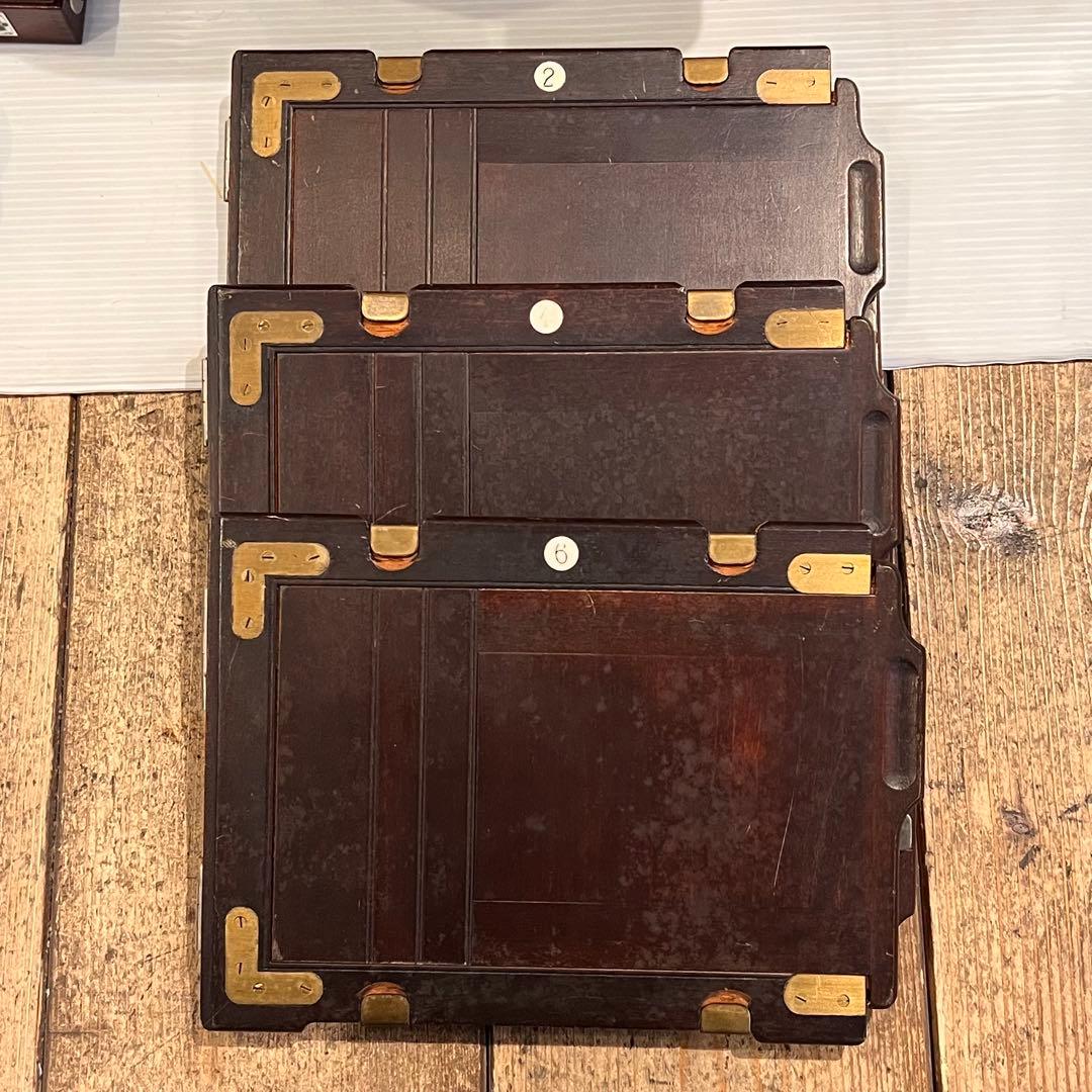 年代物 OKUHARA CAMERA オクハラカメラ 蛇腹 木製 大判