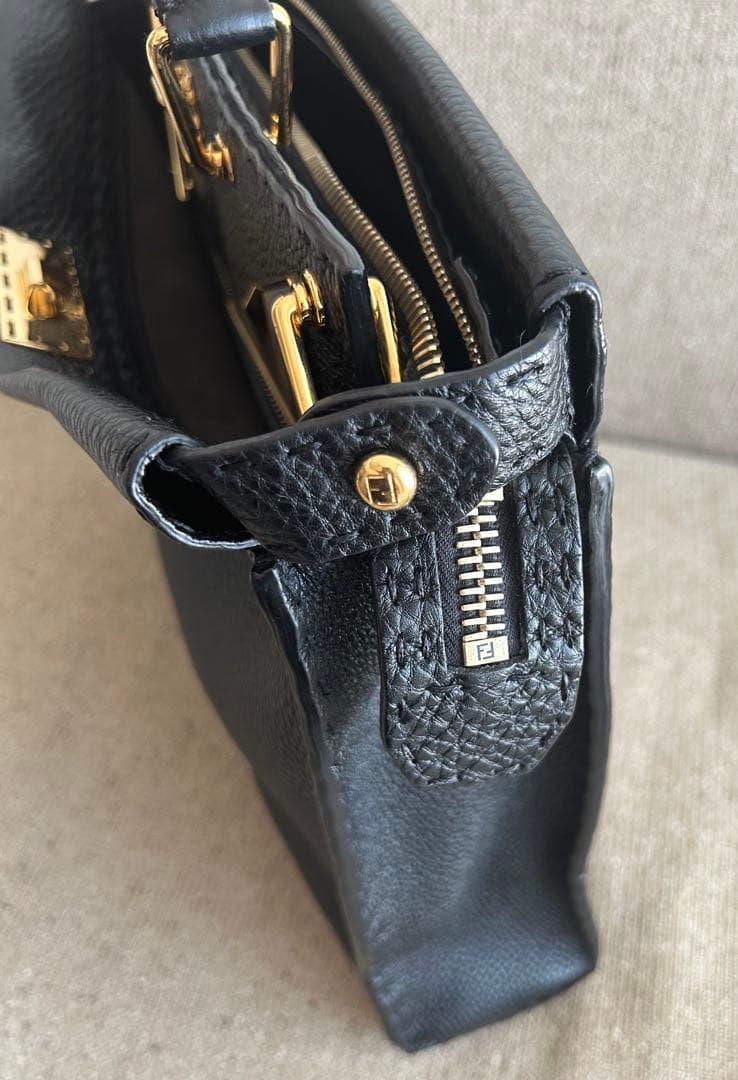 FENDIセレリア☆ズッカ柄モンスター☆ピーカブービジネス2wayバッグ