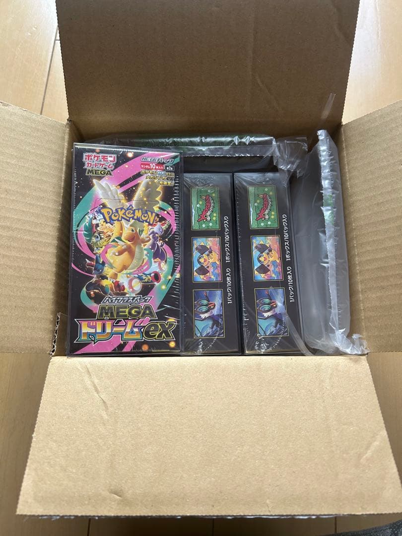 ポケモンカード MEGA ドリームex 3BOXシュリンク付 専用ローダー付き