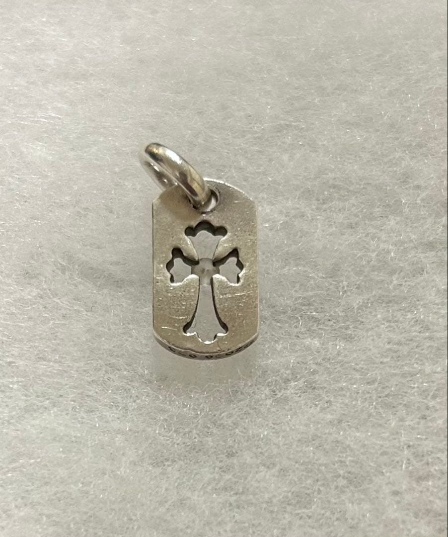 CHROME HEARTS タイニーカットアウトドッグタグアフター1ダイヤ