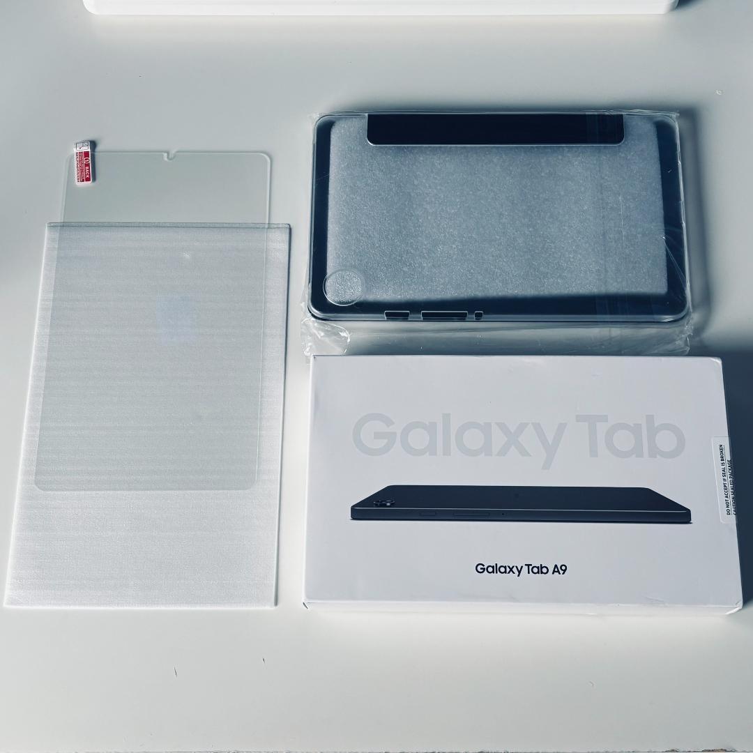 Galaxy Tab A9 ケース付き 128GB ram 8G 保護ガラス追加