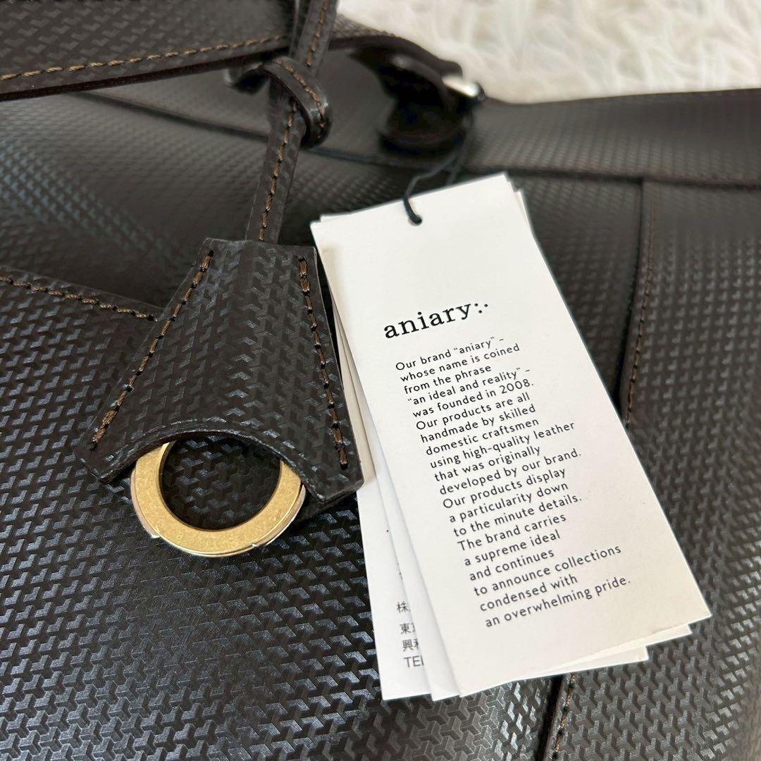 未使用✨aniary アニアリ ビジネスバッグ トートバッグ PVC　肩掛け