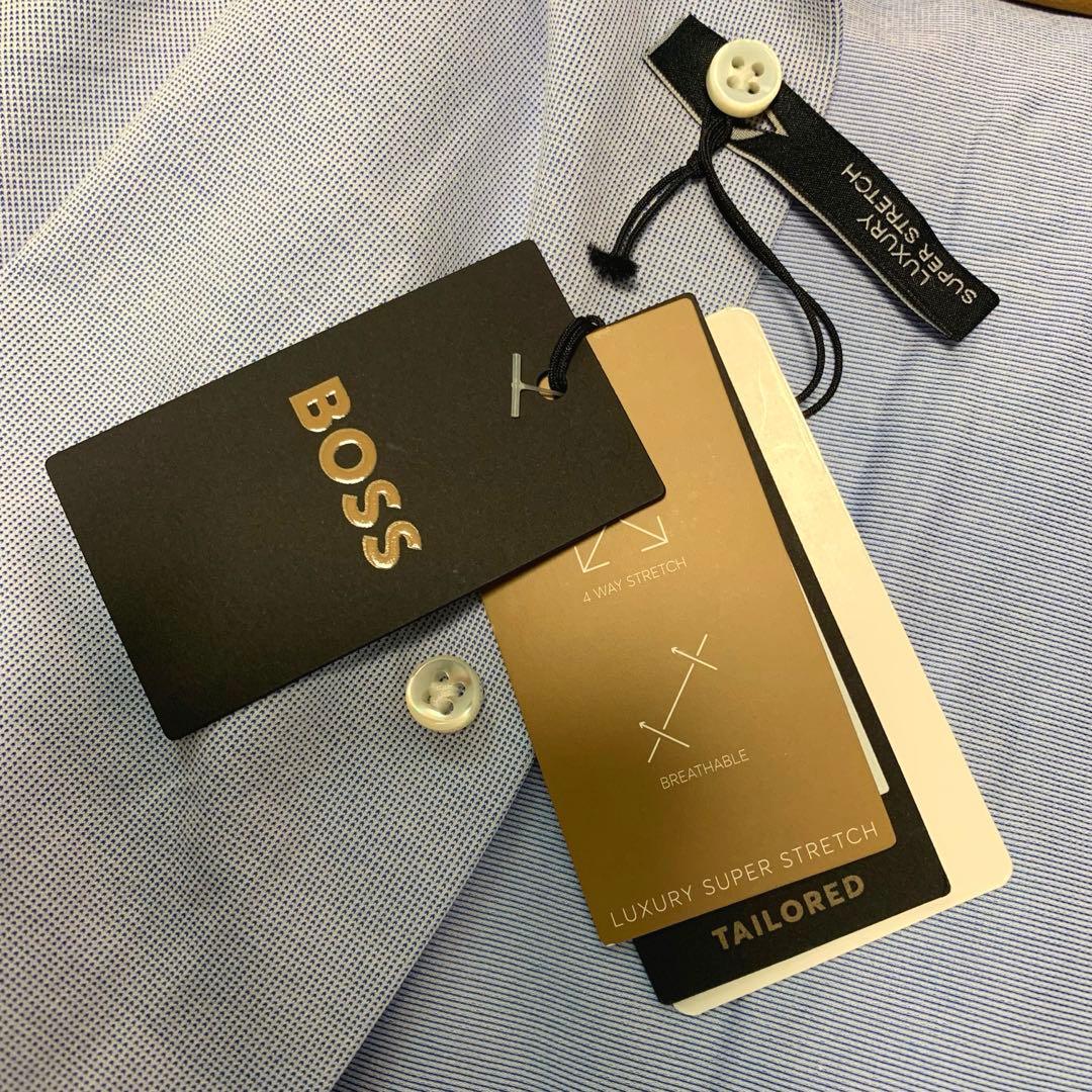 専用♡未使用/L-XL相当◆ HUGO BOSS【Albini社◆長袖シャツ】