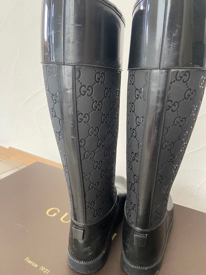 週末限定価格GUCCI グッチ レインブーツ
