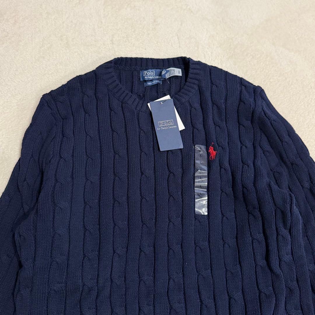 新品未使用　POLO RALPH LAUREN ケーブルニット セーター L