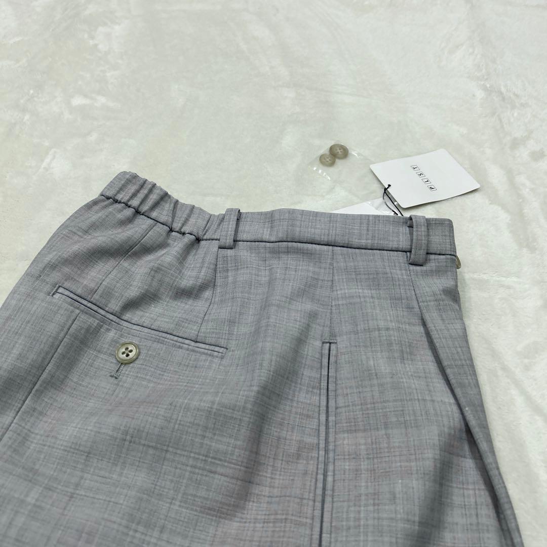 【新品半額‼️】PLST プラステ セットアップスーツ グレー ママスーツ