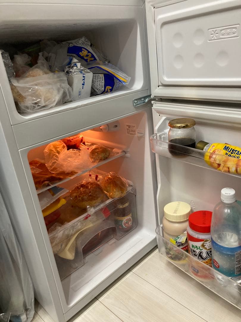 ホワイト 2ドア冷蔵庫・冷凍庫