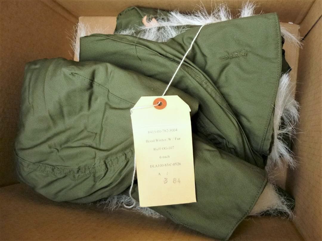新品 80s 米軍 M-65 フード デッドストック モッズコート パーカー F