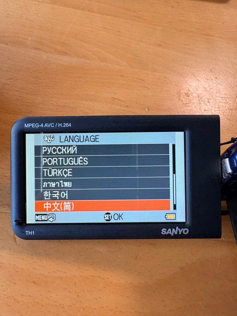 SANYO デジタルムービーカメラ　品番 VPC-CG9 Xacti