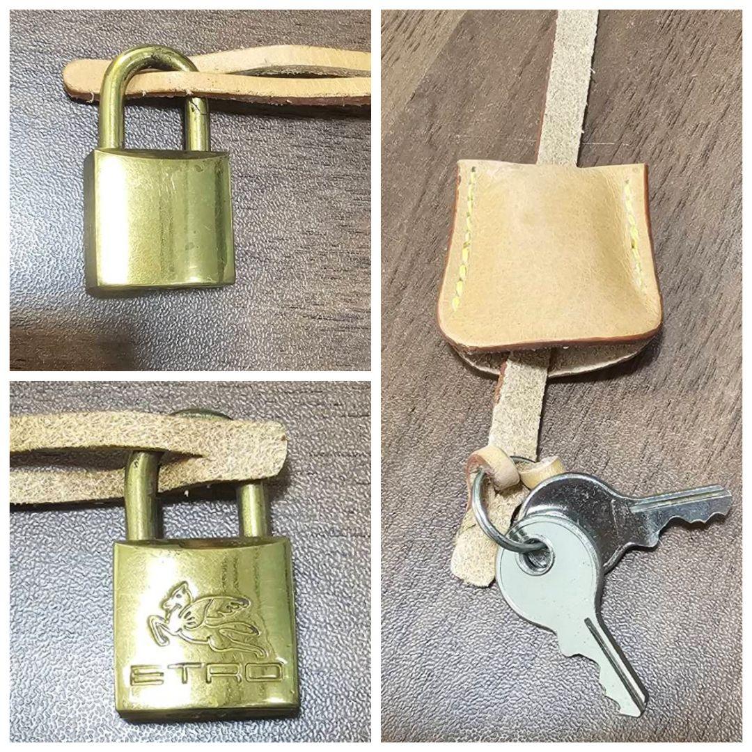 m*t様 ETRO　エトロ　ボストンバッグ　ポーチ　2WAY　ペイズリー柄　ブラ