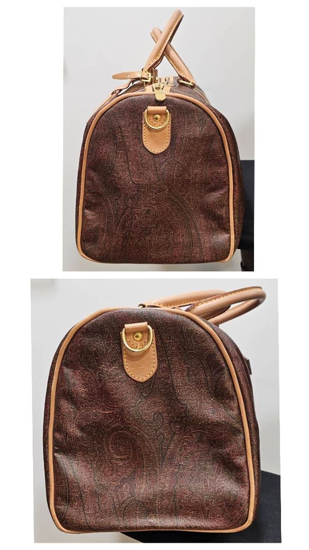 m*t様 ETRO　エトロ　ボストンバッグ　ポーチ　2WAY　ペイズリー柄　ブラ