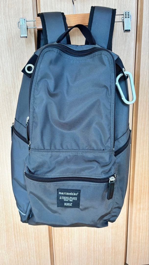 みっちゃん marimekko リュック バックパック チャコールグレー