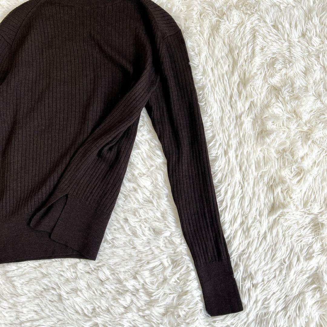 ✨美品✨ドゥーズィエムクラス コンパクトプルオーバー ニット リブ スリット