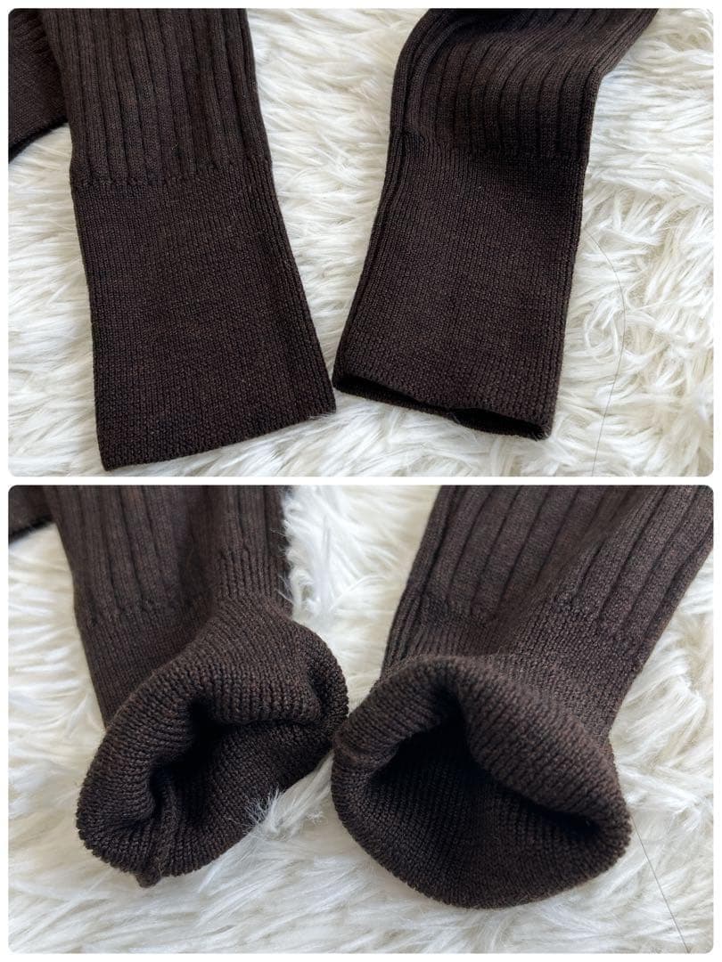 ✨美品✨ドゥーズィエムクラス コンパクトプルオーバー ニット リブ スリット