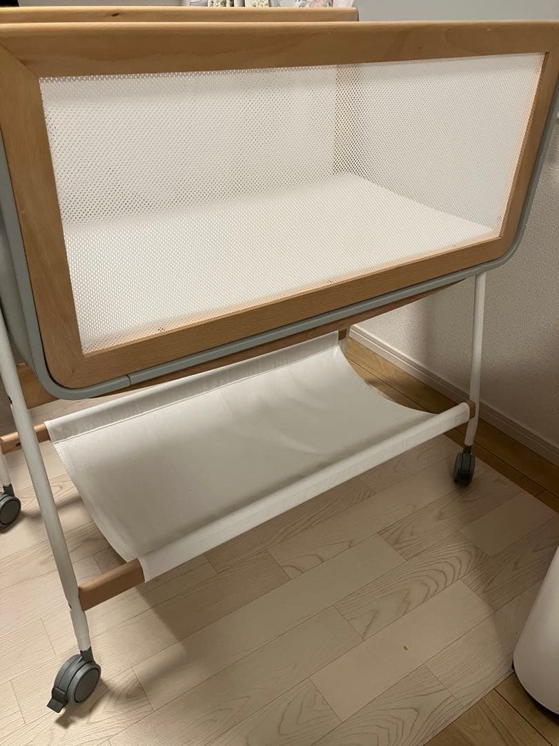 リリワゴン2 yamatoya ベビーベッド ホワイト