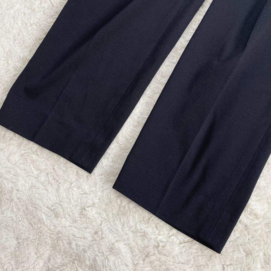 極美品✨アンタイトル　スーツ　セットアップ　洗濯可能　ストレッチ　紺色　S〜M位