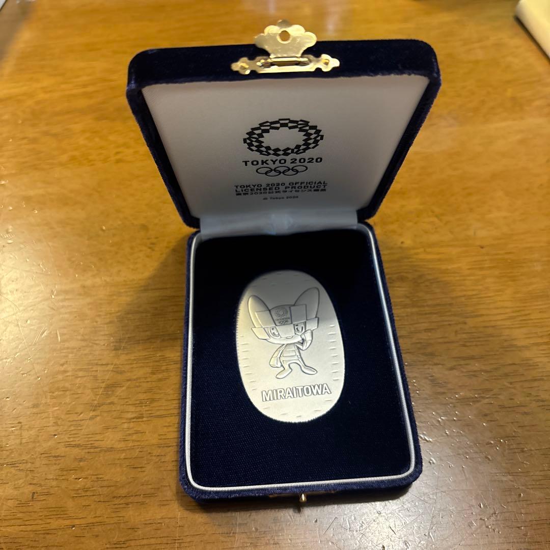 ☆ ht581020☆ 東京2020 ミライトワ銀製 専用ケース付き