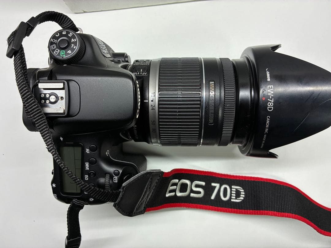 canon70d 18-200レンズ付き　予備バッテリー有り