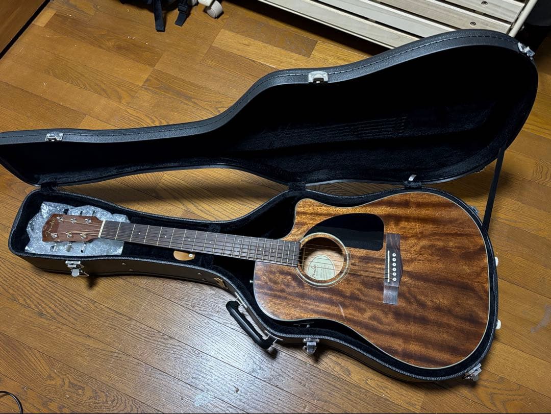 Fender エレアコ　アコースティックギター ブラウン　CD-60CE
