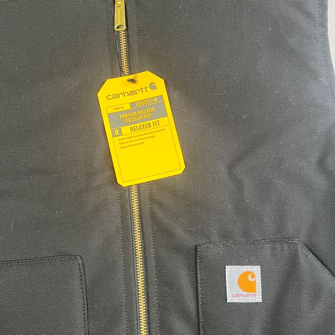 Carhartt ダック地 中綿ワークベスト ブラック XL 新品タグ付き