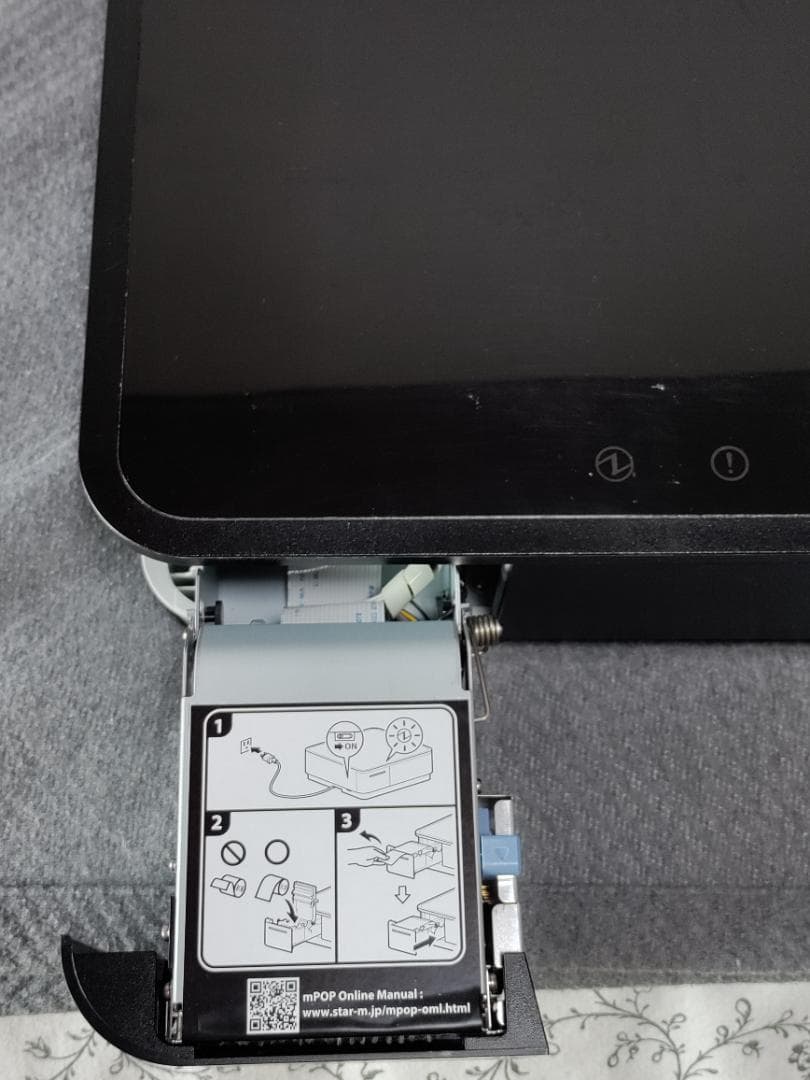 POSレジ Airレジ サーマルプリンター付きドロアー mPOP A006