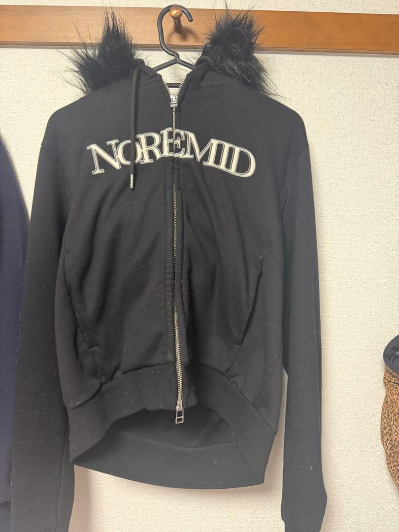 ノーリミッド ファージップパーカー ブラック NOREMID