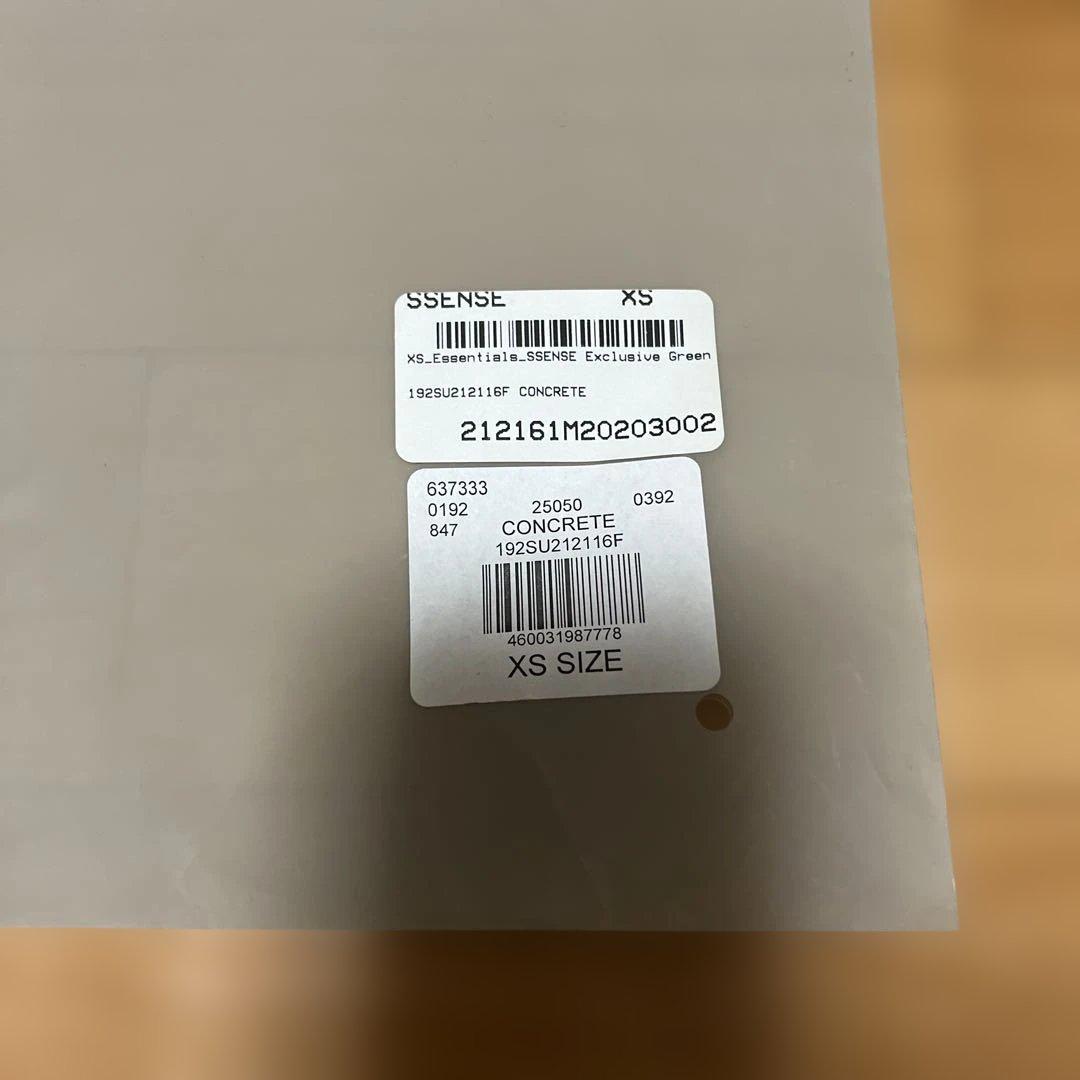 ESSENTIALS FEAR OF GOD パーカー XS ライトグレー