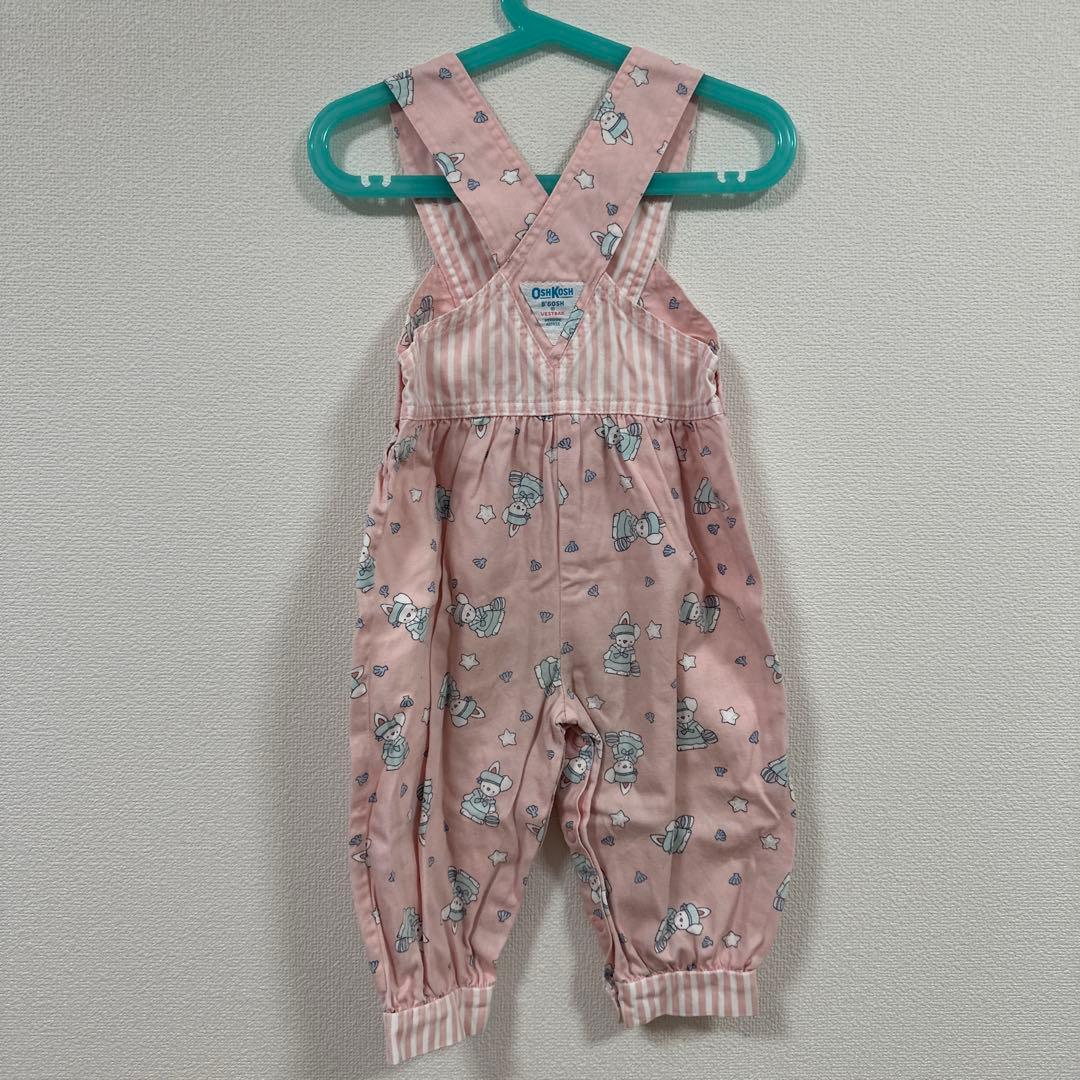vintage oshkosh うさぎ　オーバーオール