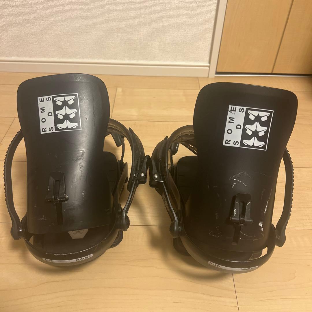 ROME 390 BOSS 22-23モデル スノーボードビンディング ブラック