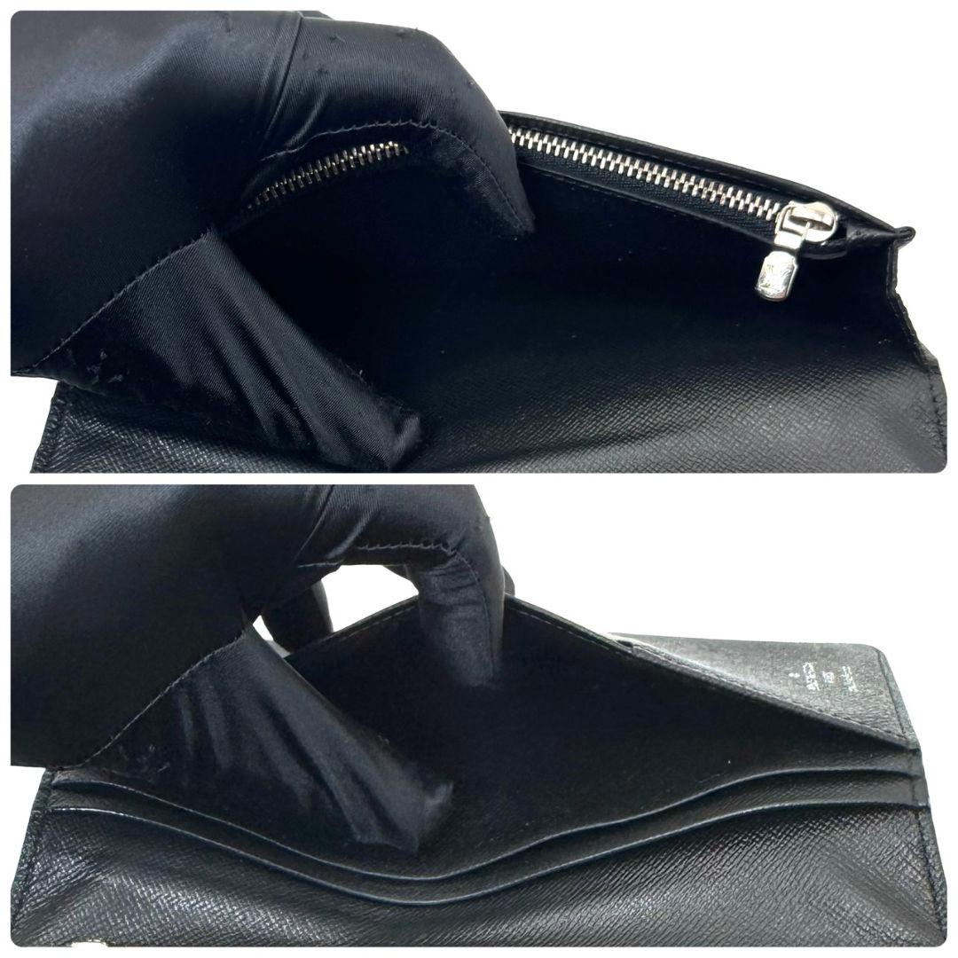 良品 ルイヴィトン ダミエグラフィット ポルトフォイユ ブラザ 財布 二つ折り