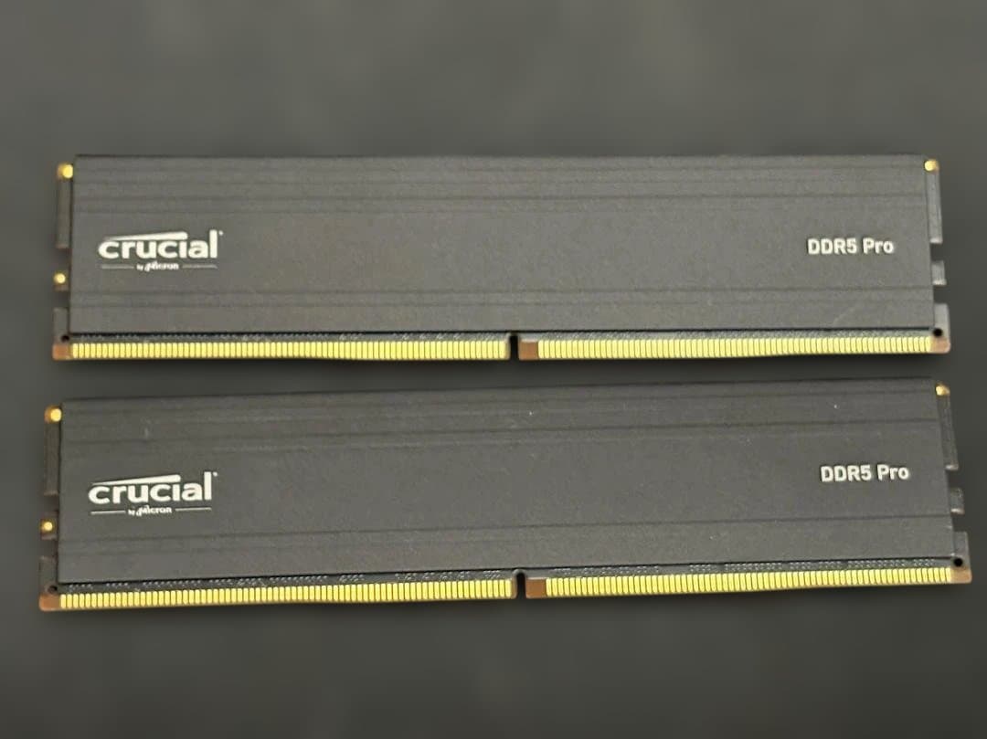 中古 Crucial DDR5 Pro 16GB 2枚組 5600mhz