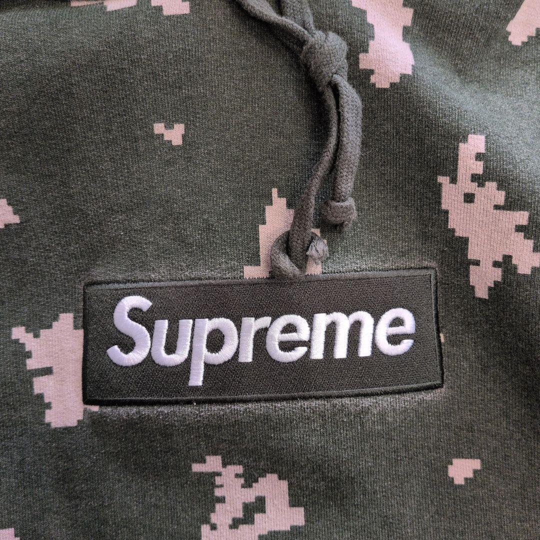 Supreme 迷彩柄 パーカー