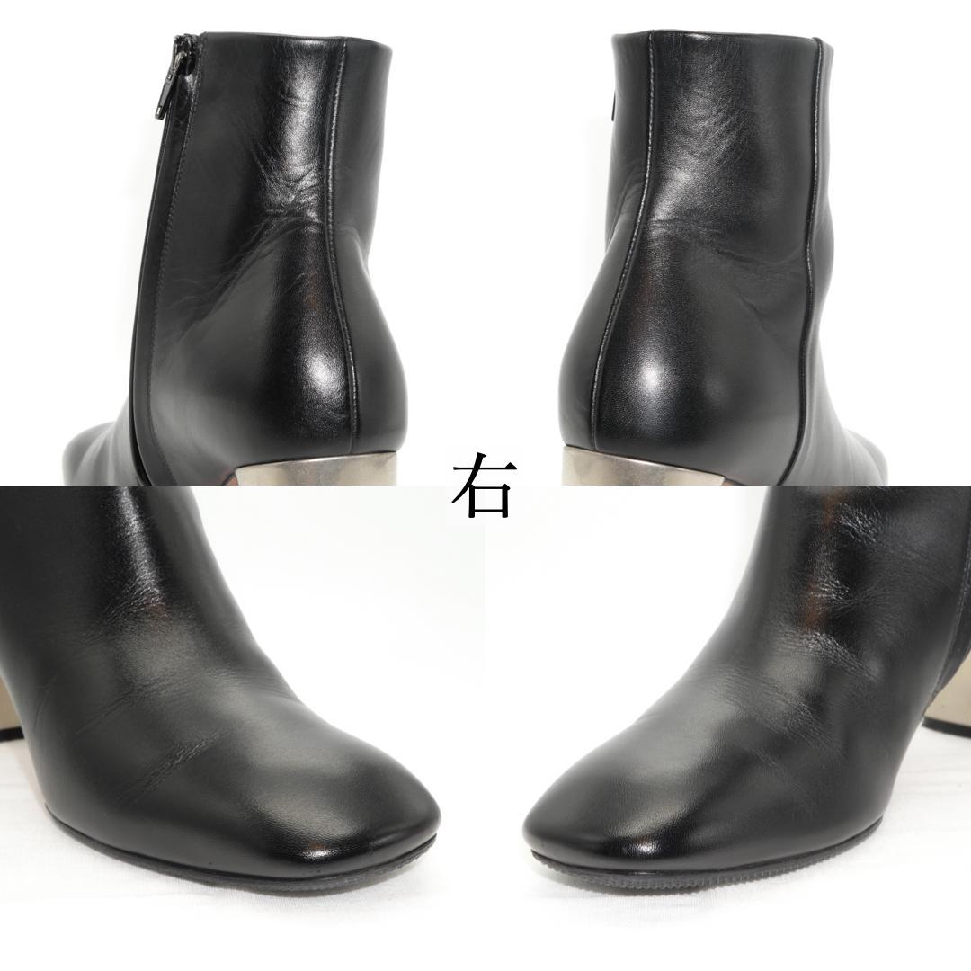 35　CELINE　BAMBAM　黒　メタルヒール　フィービー期　7cmヒール