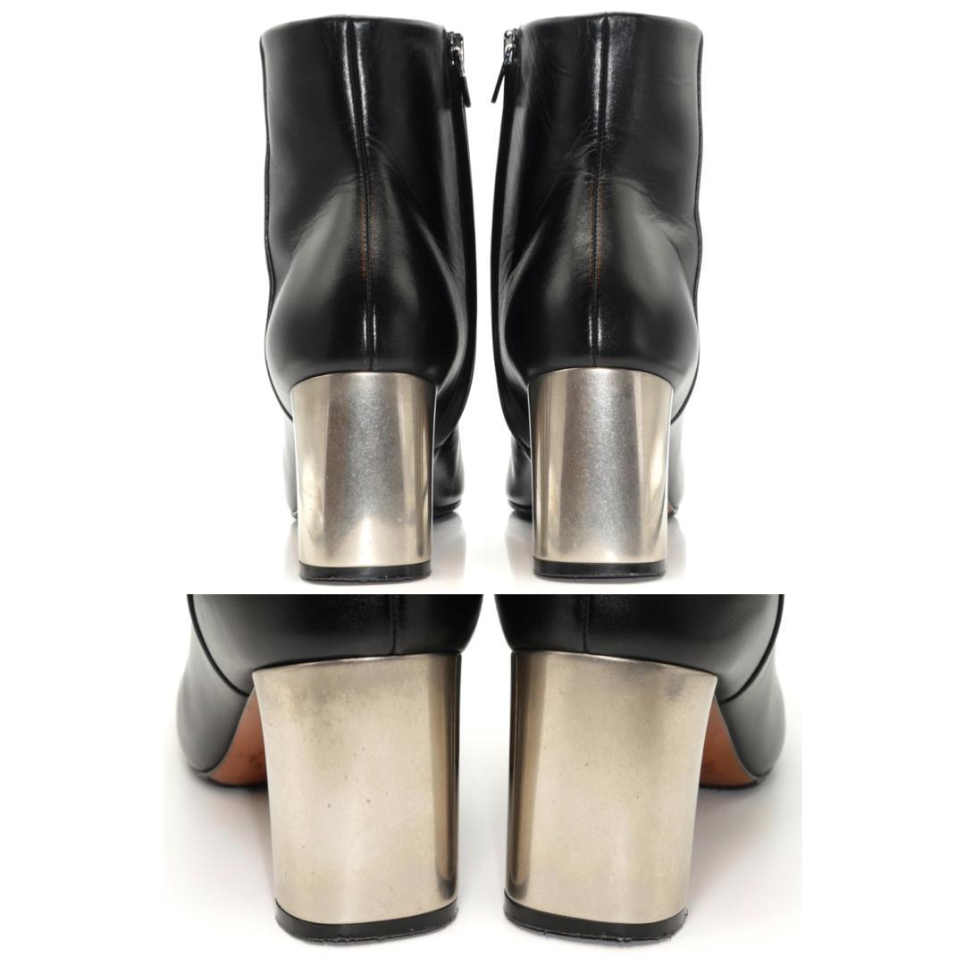 35　CELINE　BAMBAM　黒　メタルヒール　フィービー期　7cmヒール