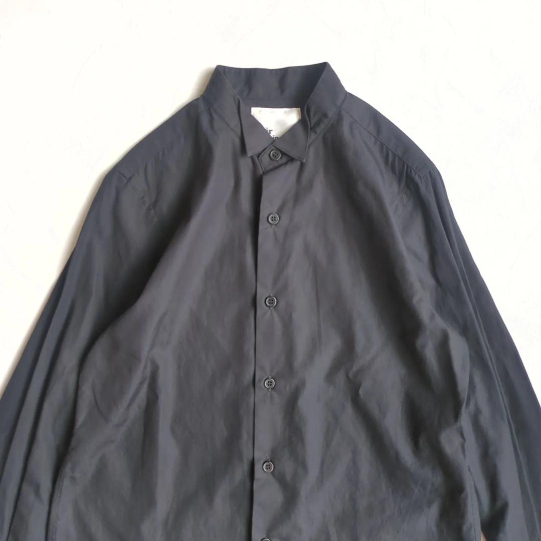 美品 ノワールケイニノミヤ カフスボタン付き 長袖 シャツ ブラウス 綿100％