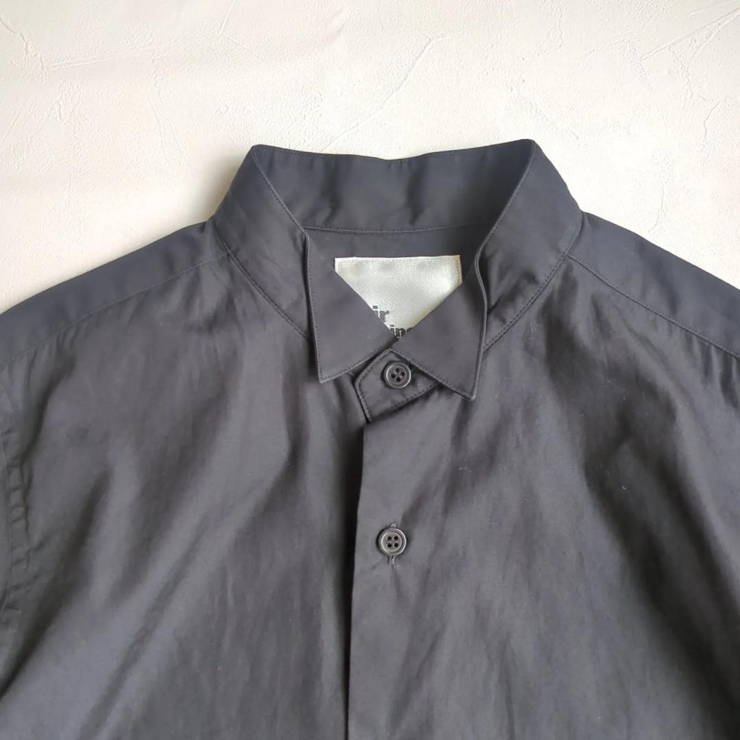 美品 ノワールケイニノミヤ カフスボタン付き 長袖 シャツ ブラウス 綿100％