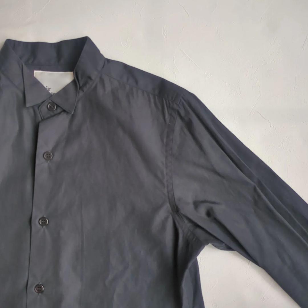 美品 ノワールケイニノミヤ カフスボタン付き 長袖 シャツ ブラウス 綿100％