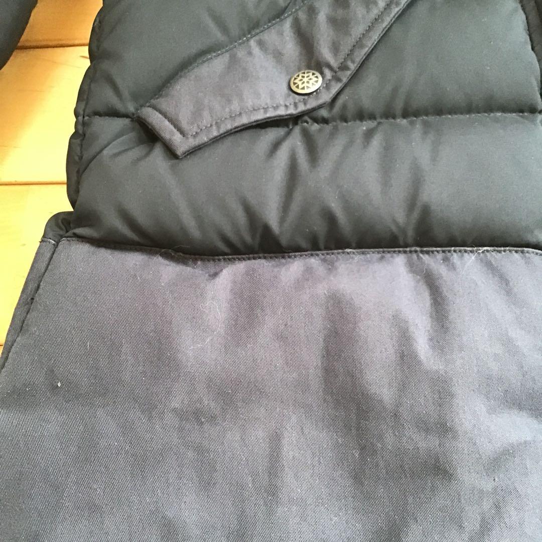 IENAコラボPYRENEX Heritage ダウンジャケット 38 ネイビー