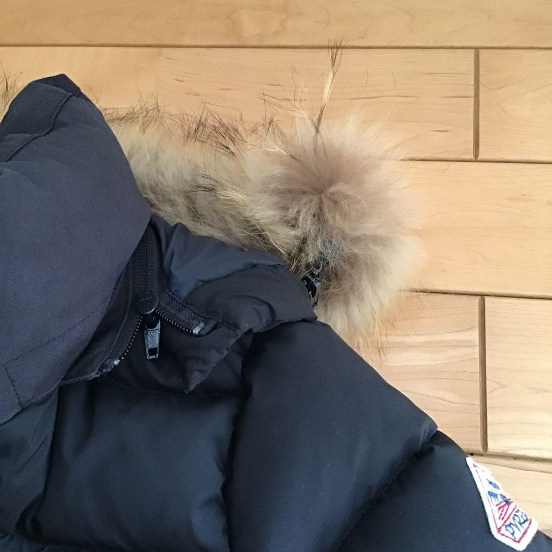 IENAコラボPYRENEX Heritage ダウンジャケット 38 ネイビー