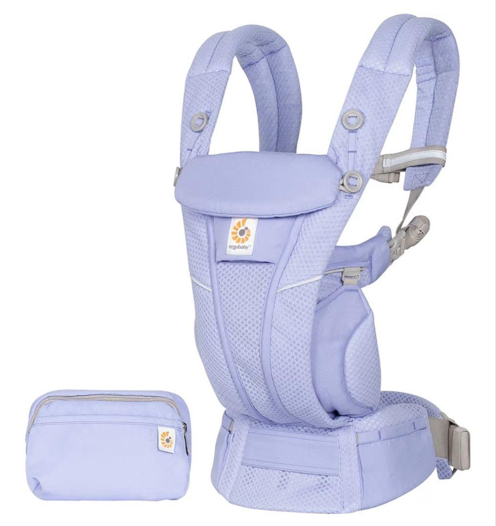 エルゴベビー メッシュ抱っこ紐 ブルーラベンダー試着のみ希少カラー