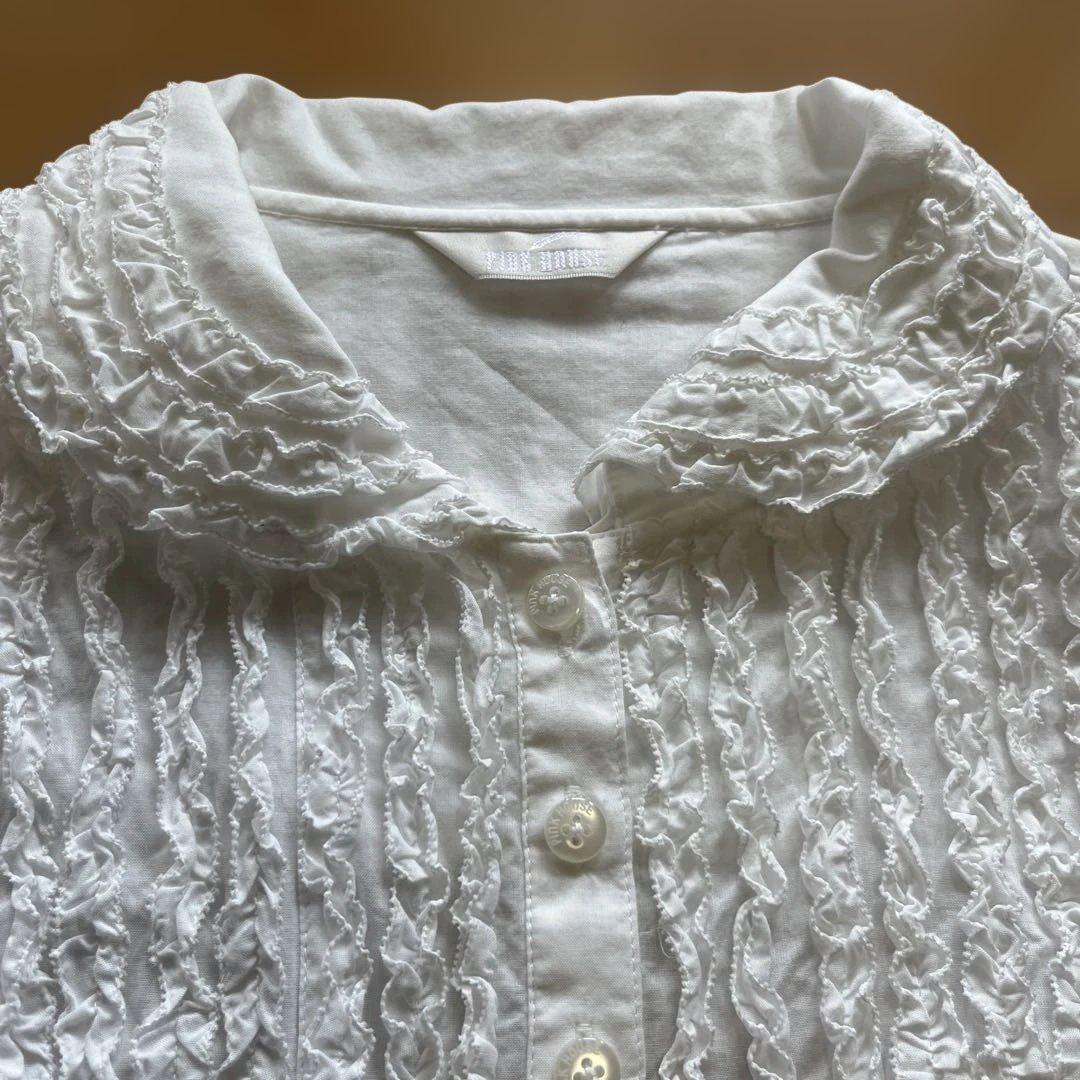 ピンクハウスピコフリルブラウス