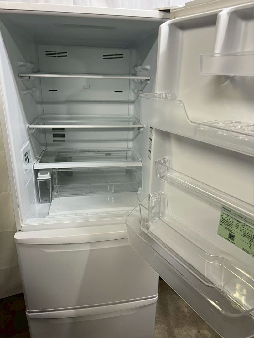 Panasonic 3ドア冷蔵庫 NR-C343C 2022年製 335L 右開