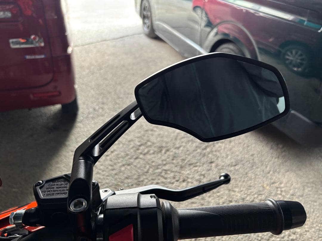 DAYTONA パラレルミラー ヘキサゴン 左右セット