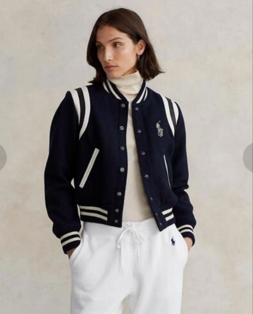 国内正規品　ラルフローレン　ウールブレンド　ボンバージャケット　XS