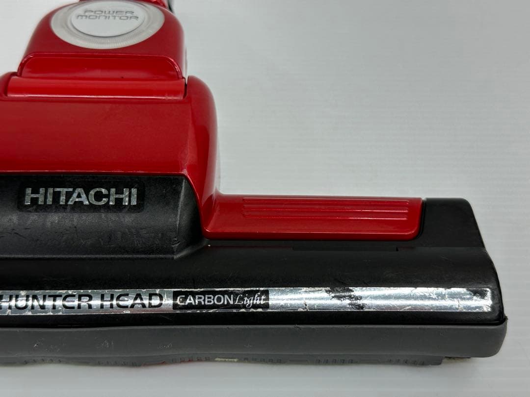 希少　赤レッド　動作保証品　日立　掃除機　綺麗　ヘッド　回転ブラシ　D-AP37
