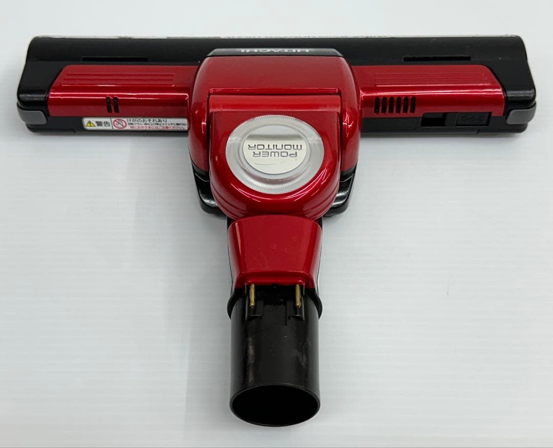 希少　赤レッド　動作保証品　日立　掃除機　綺麗　ヘッド　回転ブラシ　D-AP37